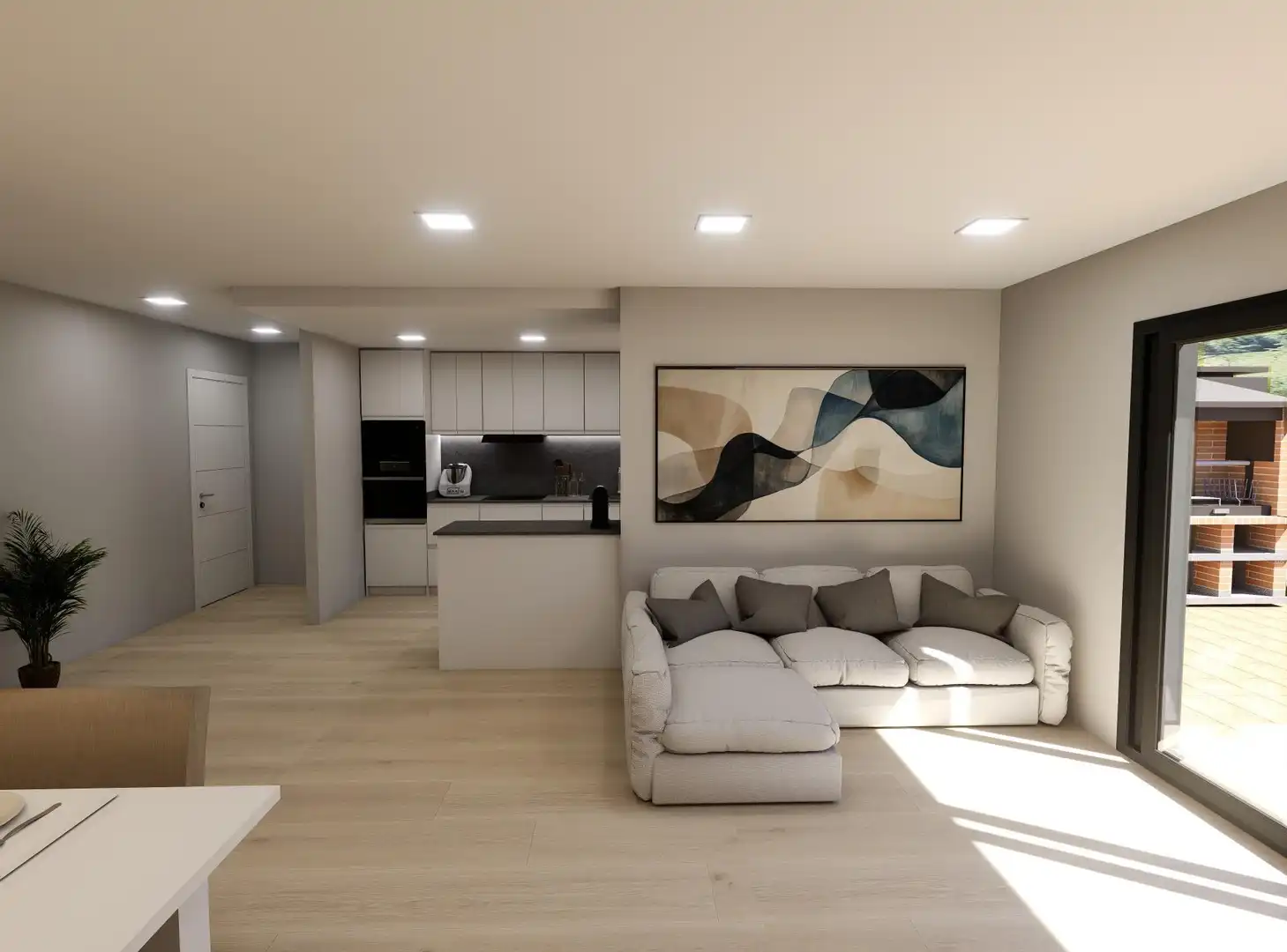 Sala de estar de Planta baja en venta en Palafolls con Aire acondicionado, Calefacción y Jardín privado
