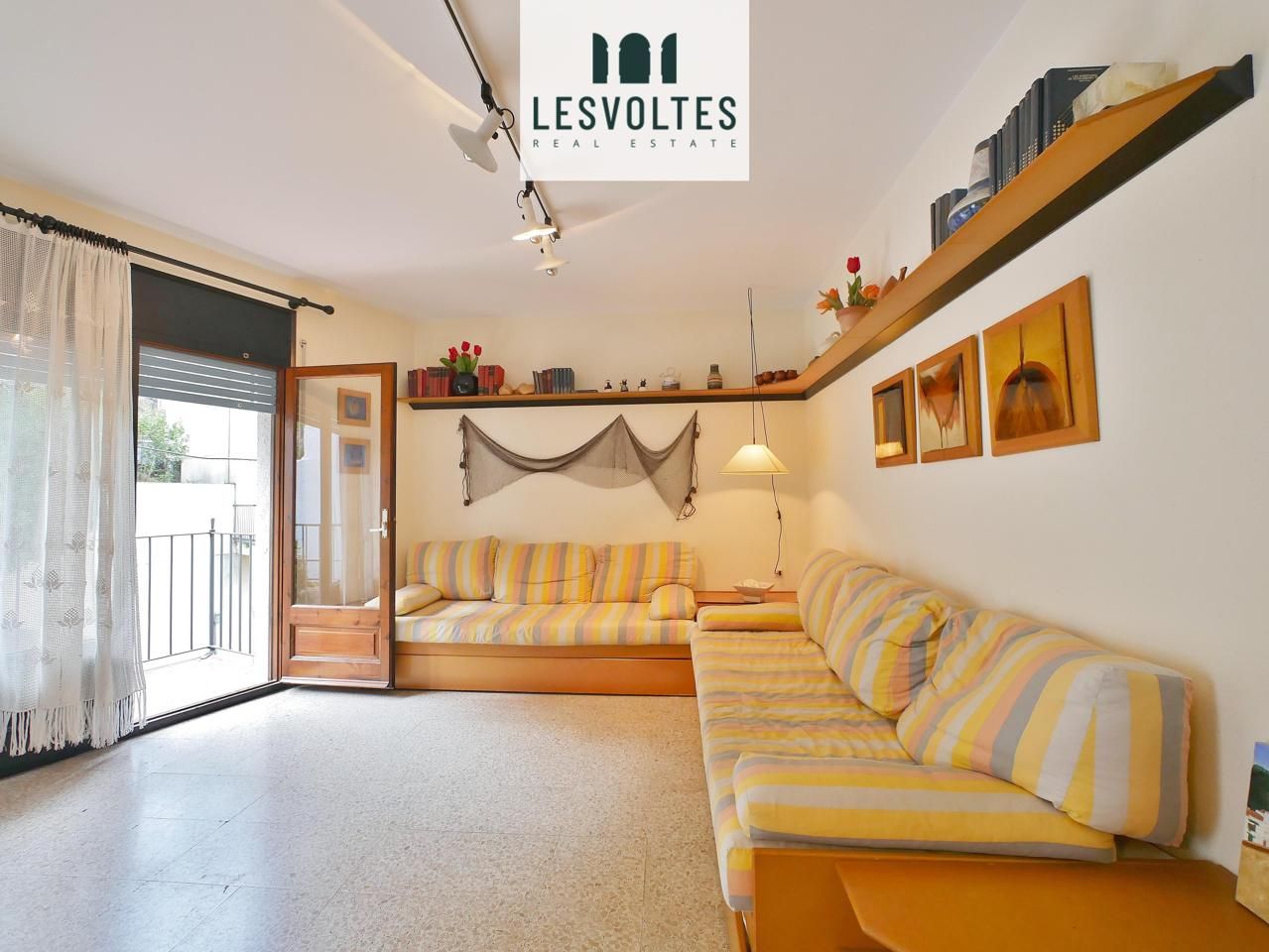 Living room of Apartment for sale in Palafrugell  with Furnished and Balcony