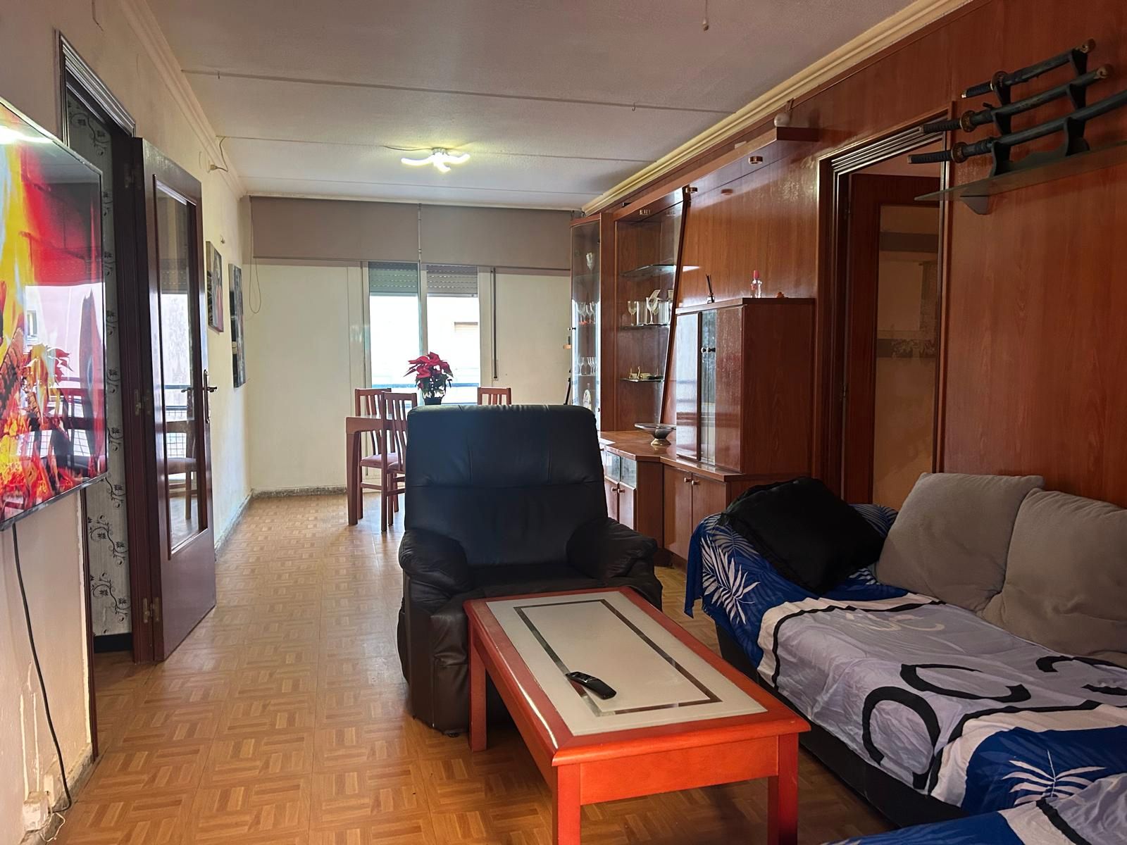 Living room of Flat for sale in El Prat de Llobregat  with Air Conditioner, Heating and Furnished