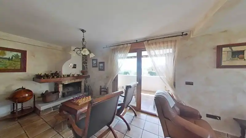 Sala de estar de Casa o chalet en venta en Bustarviejo con Calefacción, Parquet y Terraza