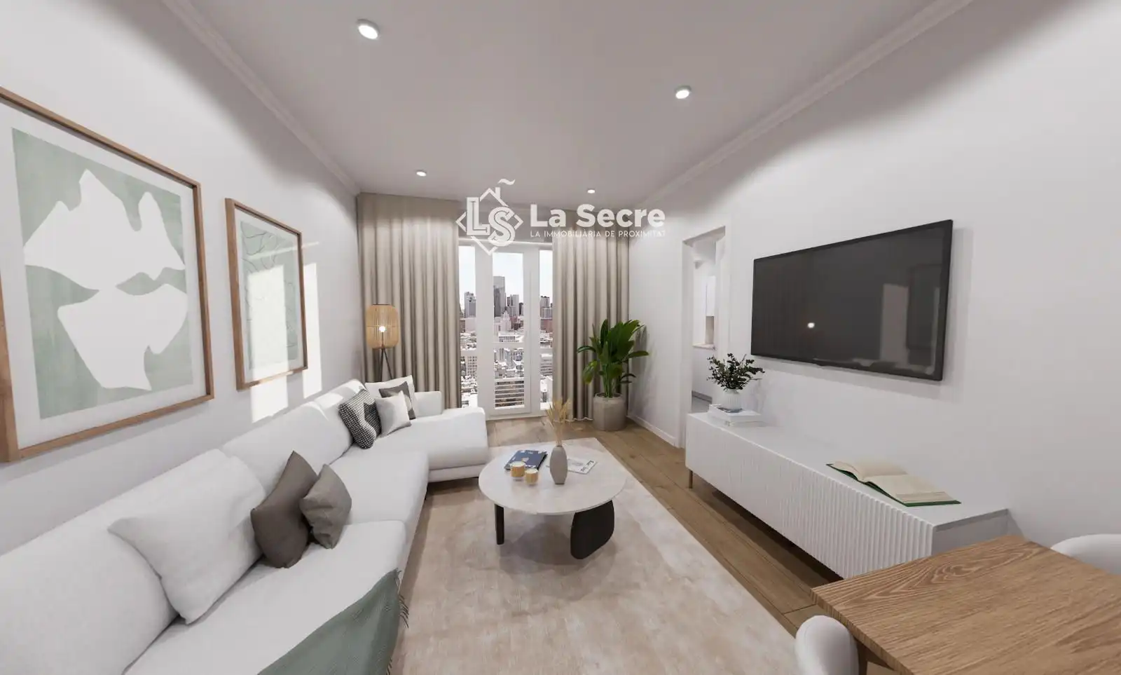 Sala de estar de Casa o chalet en venta en Martorell con Terraza y Piscina