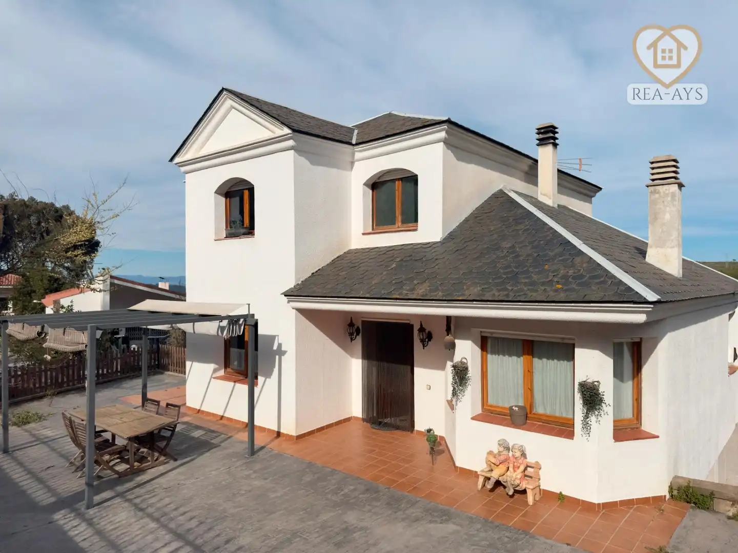 Vista exterior de Casa o chalet en venta en Vallirana con Calefacción, Jardín privado y Terraza