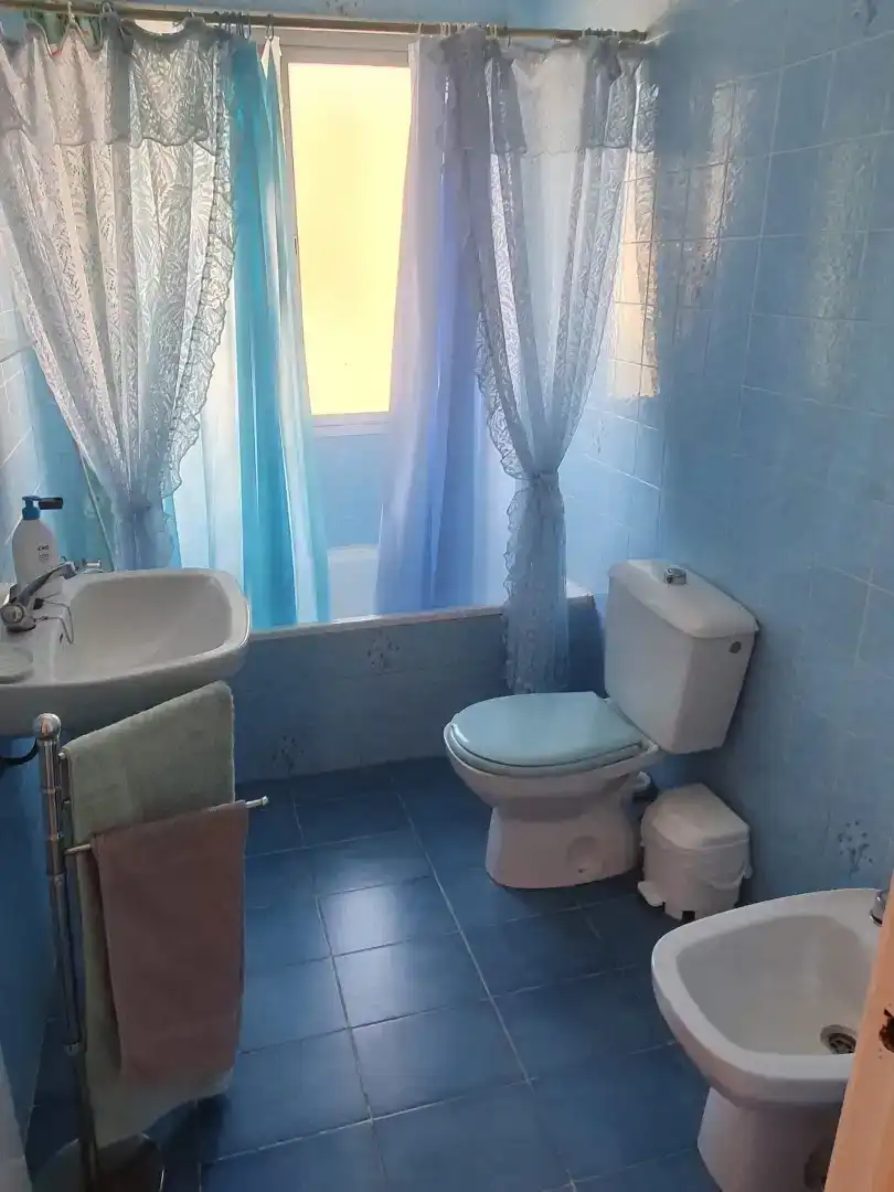 Baño de Casa o chalet de alquiler en Algarrobo con Aire acondicionado, Jardín privado y Amueblado