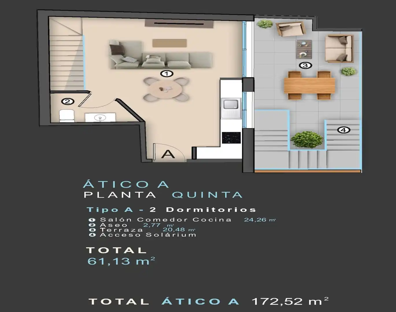 Penthouse mit Pool zum Verkauf in Centro, imagen 13