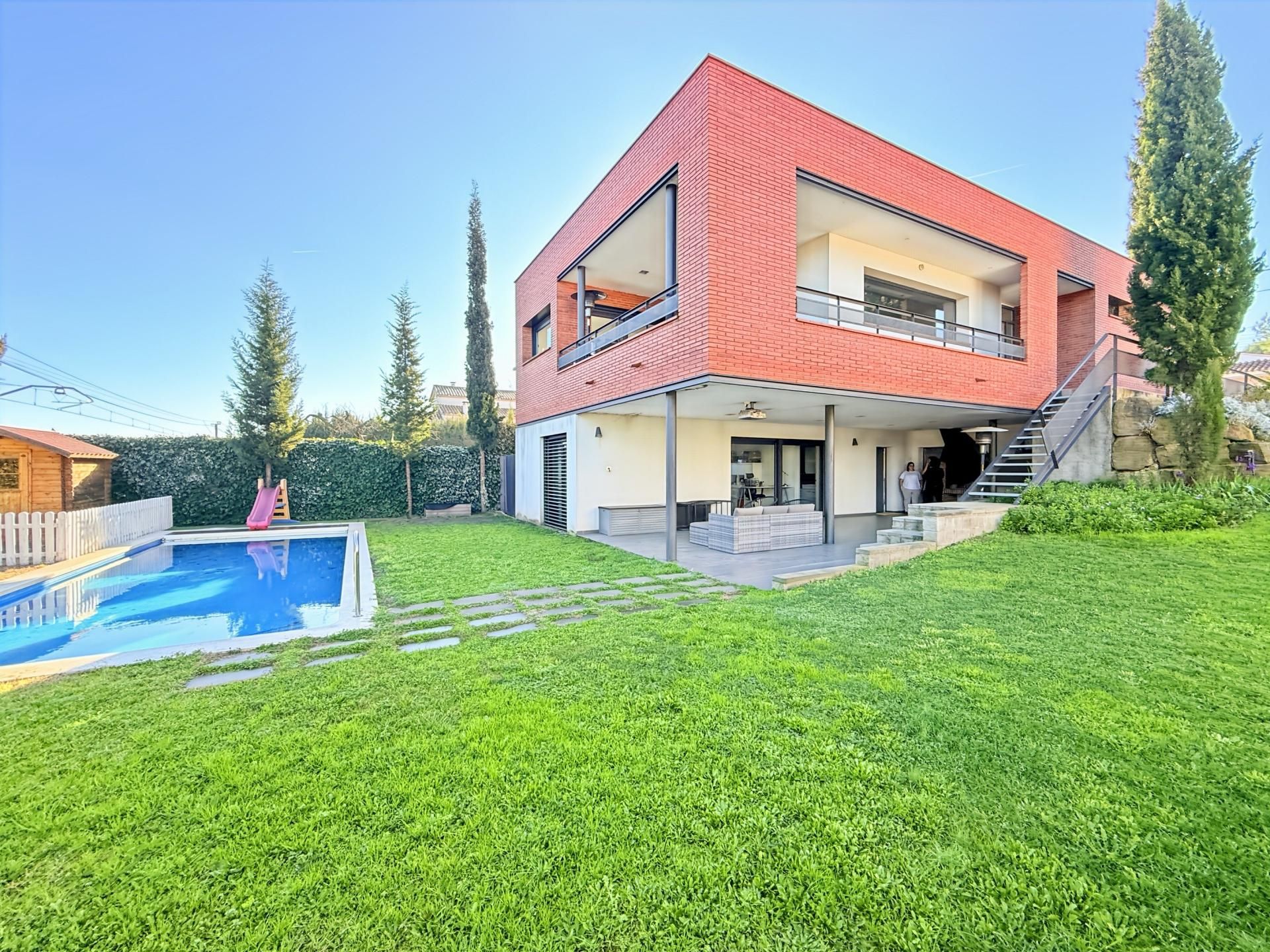 Piscina de Casa o xalet en venda en Piera amb Aire condicionat, Terrassa i Piscina