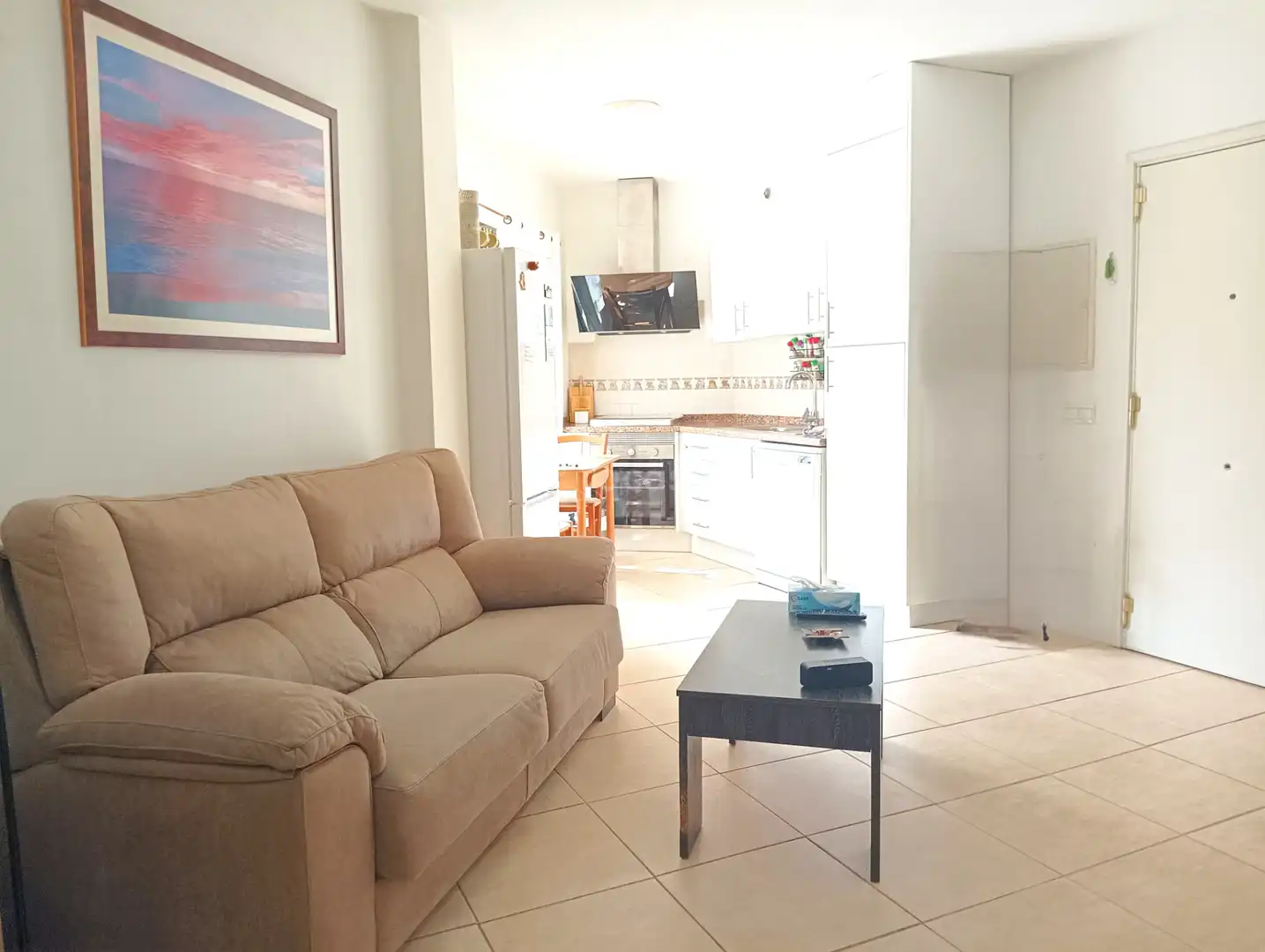 Sala de estar de Apartamento en venta en Torremolinos con Aire acondicionado, Amueblado y Horno