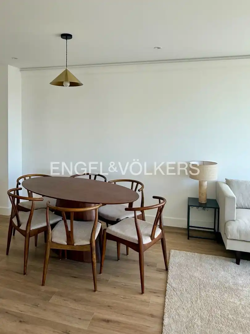 Dining room of Flat for rent in Madrid  with Air Conditioner, Heating and Private garden