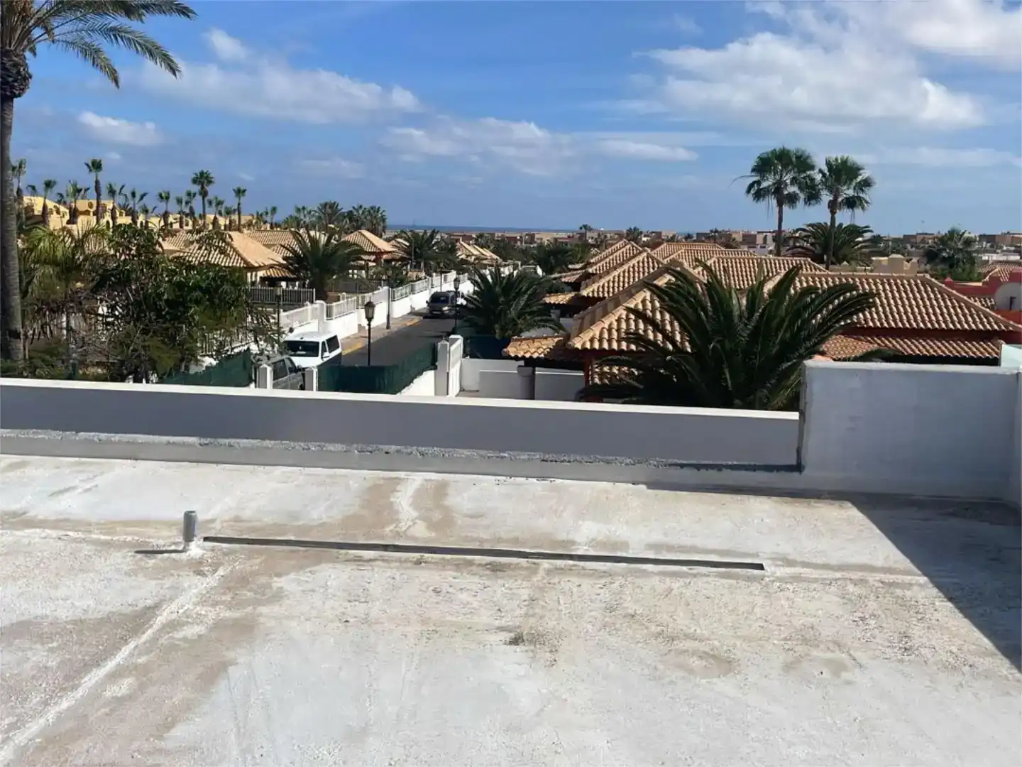 Außenansicht von Maisonette zum Verkauf in La Oliva mit Klimaanlage und Schwimmbad