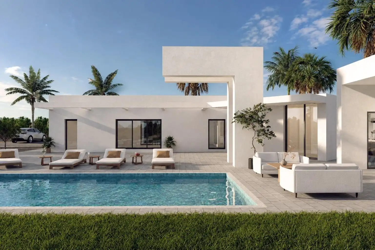Terraza de Casa o chalet en venta en Benejúzar con Jardín privado, Terraza y Piscina