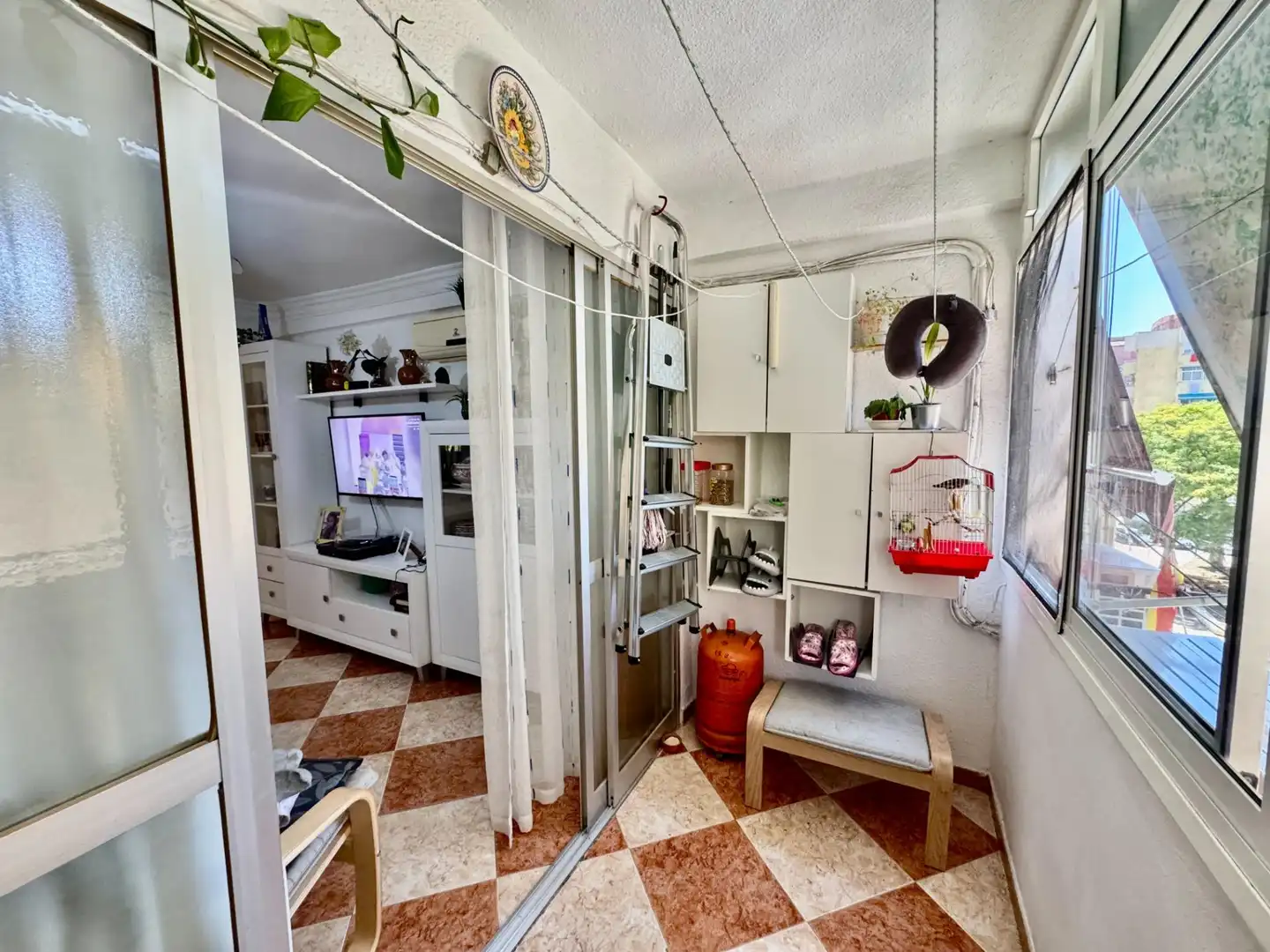 Kitchen of Flat for sale in Málaga  with Air Conditioner