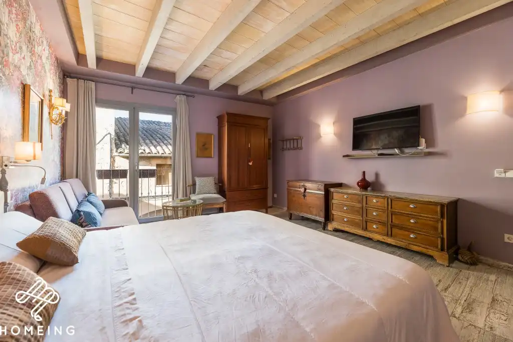 Schlafzimmer von Country house zum Verkauf in Llucmajor mit Klimaanlage, Terrasse und Abstellraum