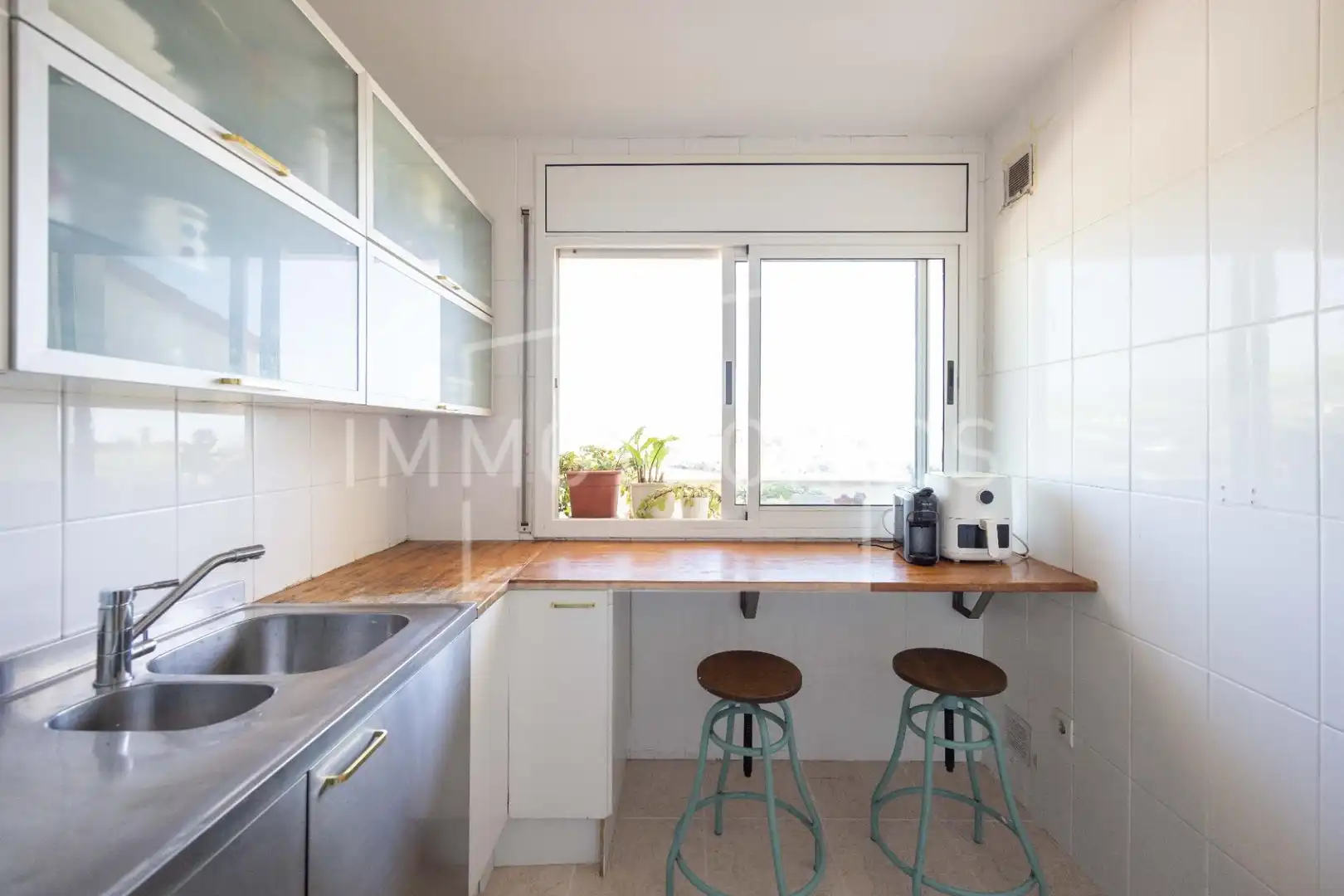 Cocina de Casa adosada en venta en Caldes d'Estrac con Aire acondicionado, Calefacción y Terraza