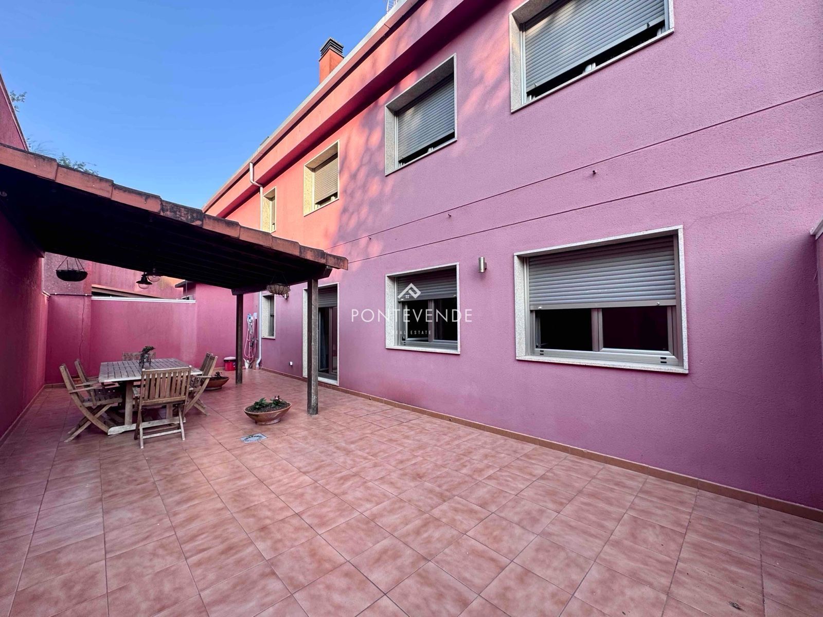 Terrace of Flat for sale in Marín  with Heating, Terrace and Storage room