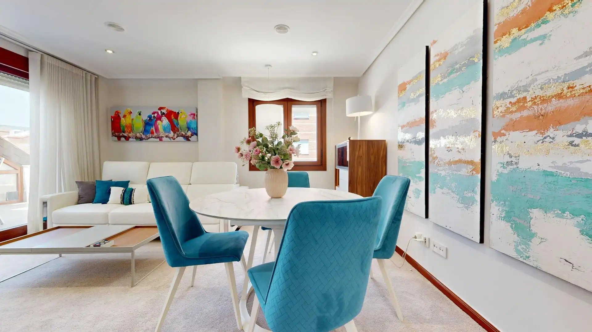 Comedor de Ático en venta en Galdakao con Calefacción, Terraza y Trastero
