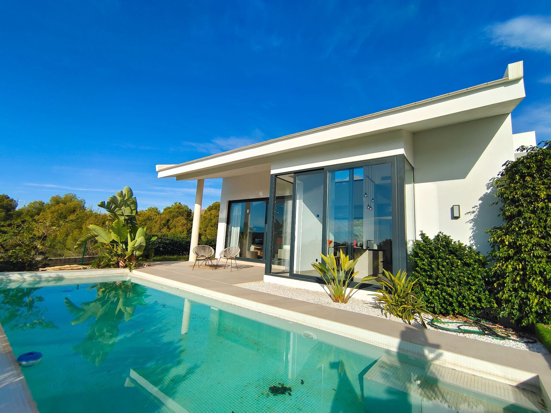 Swimming pool of House or chalet for sale in Finestrat  with Air Conditioner, Heating and Private garden