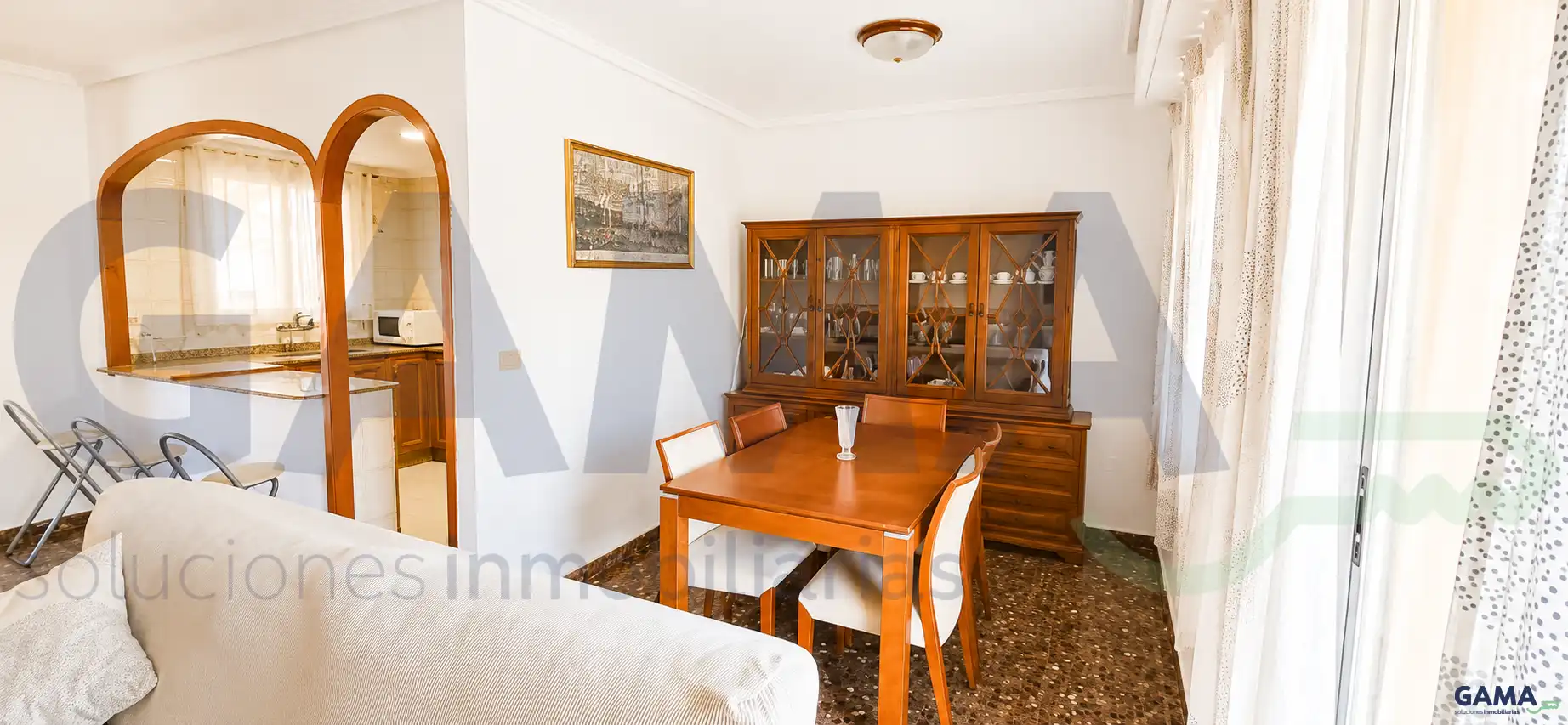 Dining room of Attic for sale in Sueca  with Terrace, Storage room and Furnished