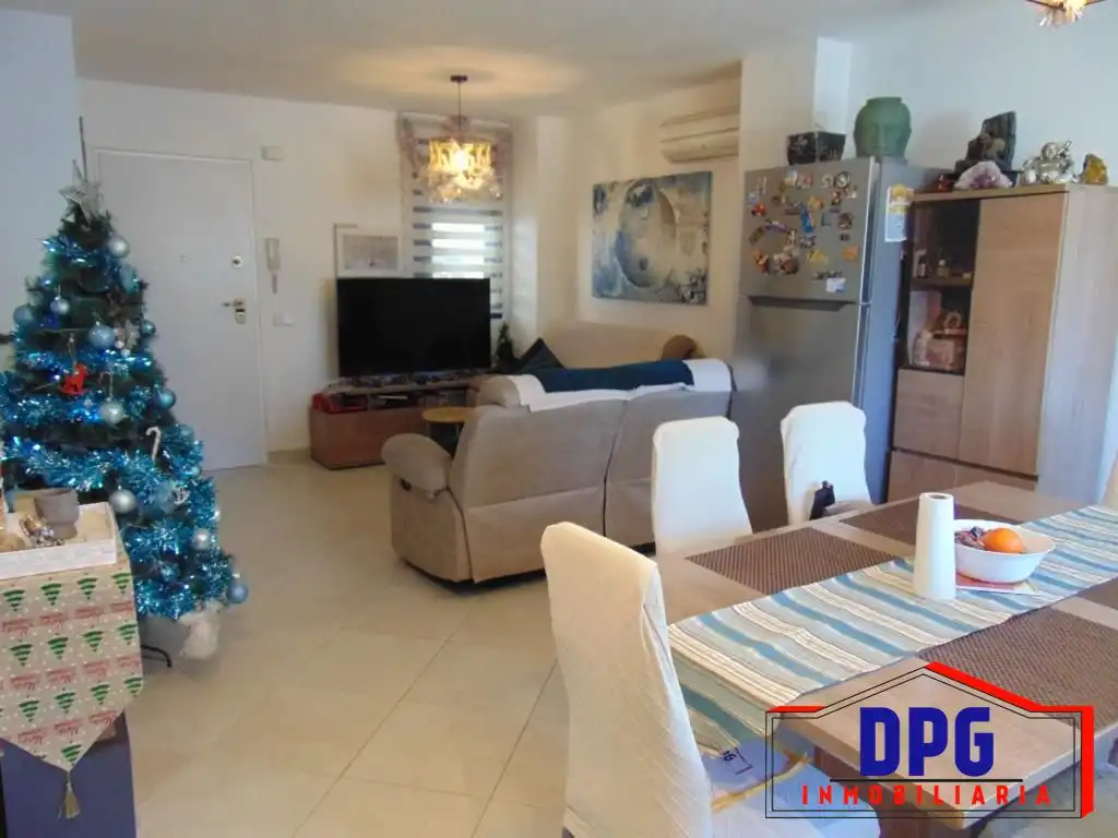 Sala de estar de Piso en venta en Garrucha con Aire acondicionado, Trastero y Piscina comunitaria