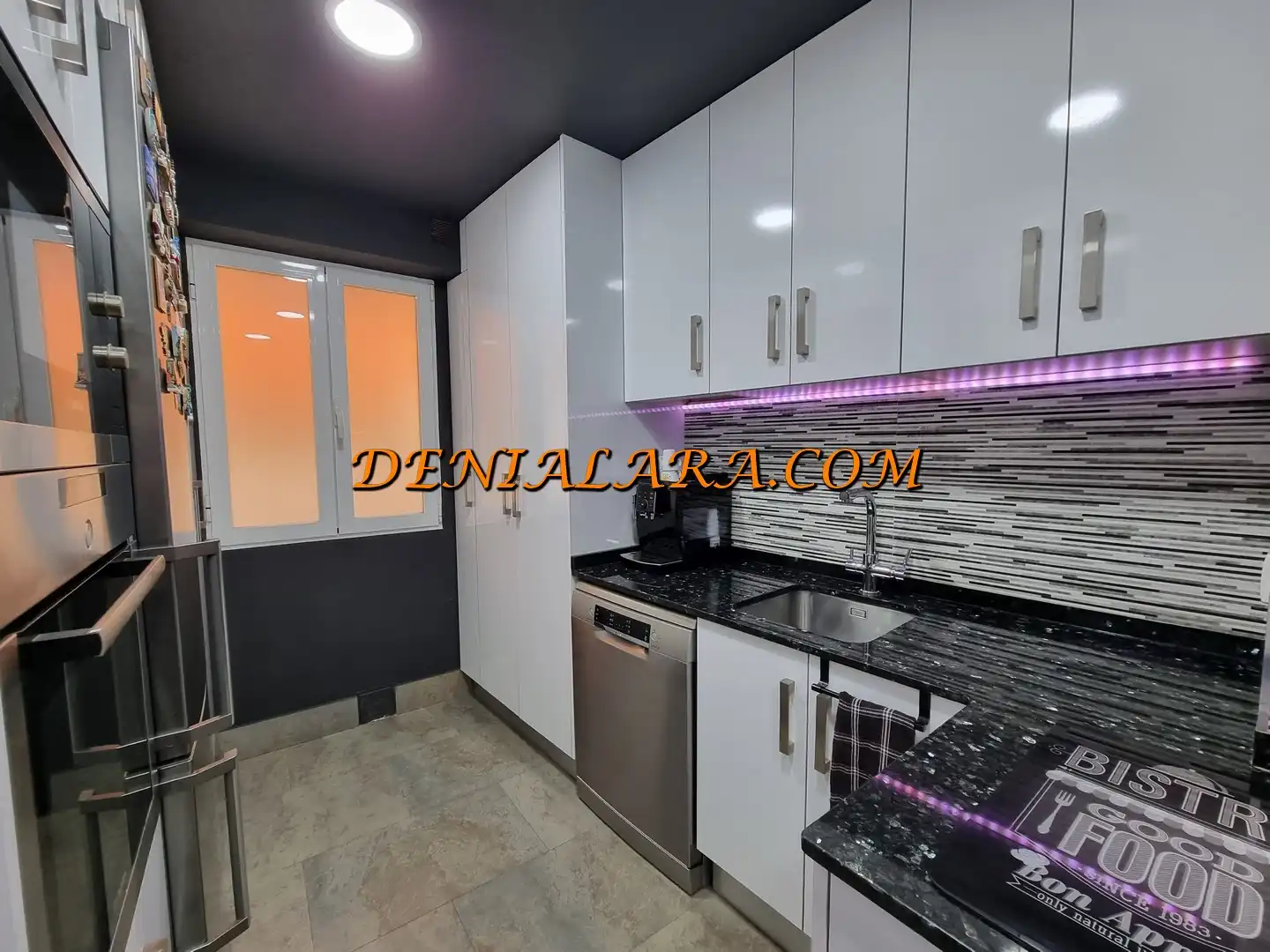 Kitchen of Flat for sale in Dénia  with Air Conditioner, Heating and Furnished