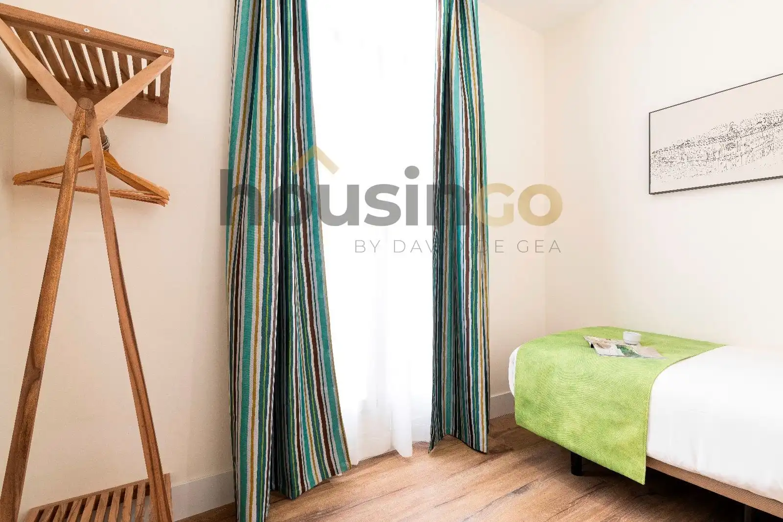 Bedroom of Flat for rent in Madrid  with Air Conditioner, Heating and Terrace