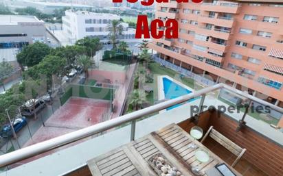 Bedroom of Flat for sale in  Almería Capital  with Air Conditioner, Terrace and Balcony