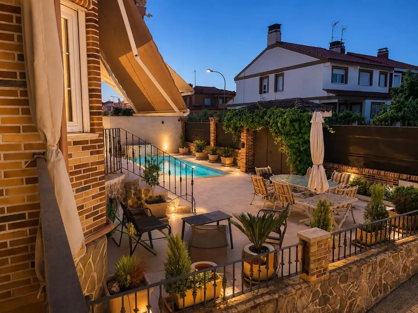 Terrassa de Casa o xalet en venda en Ocaña amb Aire condicionat, Jardí privat i Terrassa