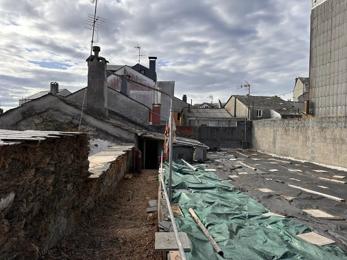 Vista exterior de Casa adosada en venda en Vilalba