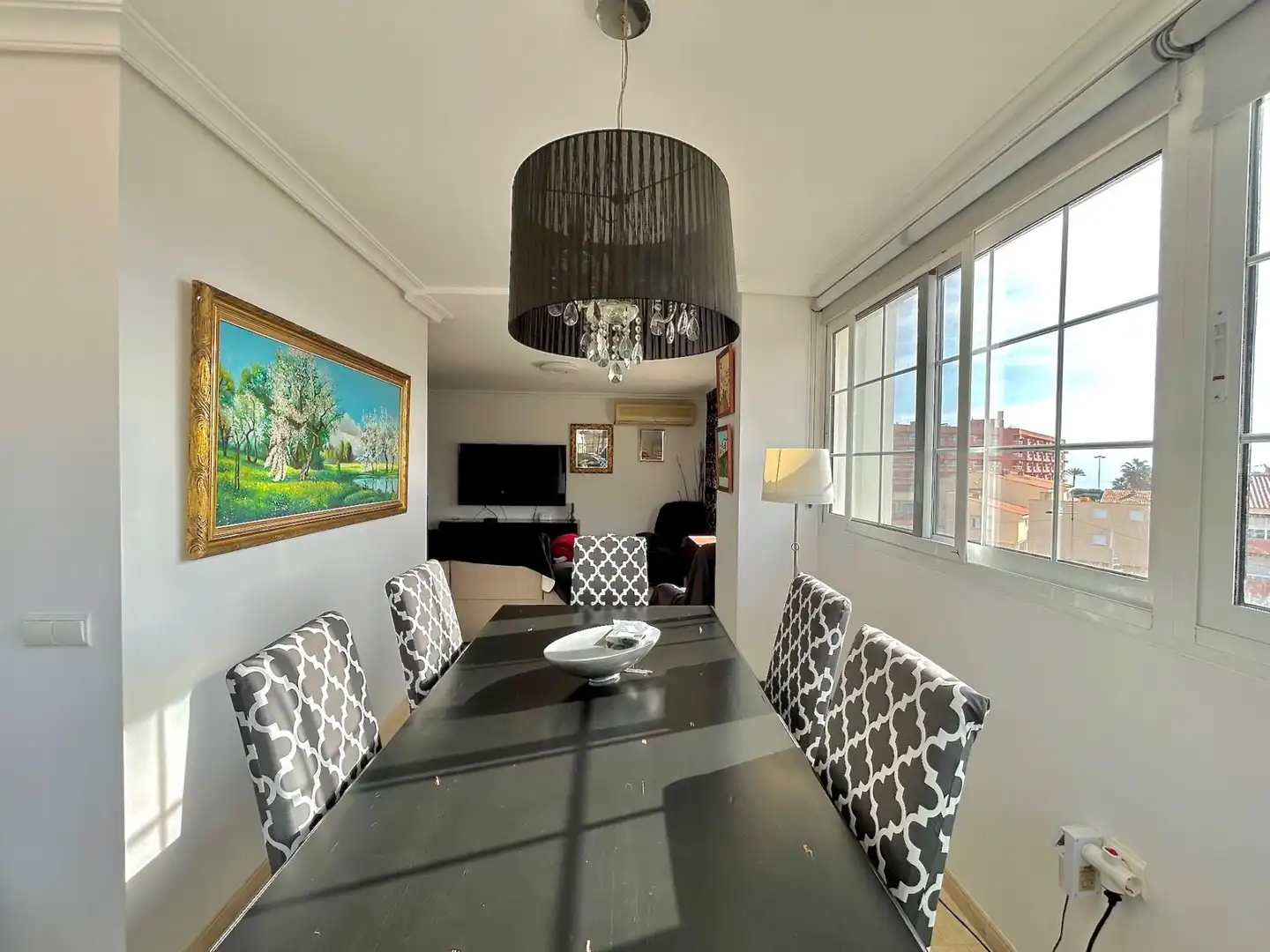 Dining room of Attic for sale in Roquetas de Mar  with Private garden, Terrace and Furnished