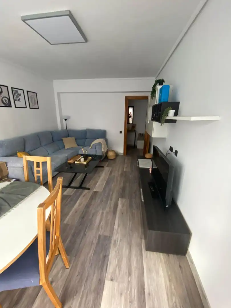 Sala de estar de Piso de alquiler en Oviedo  con Calefacción