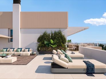 Penthouse mit Pool zum Verkauf in Estepona Pueblo