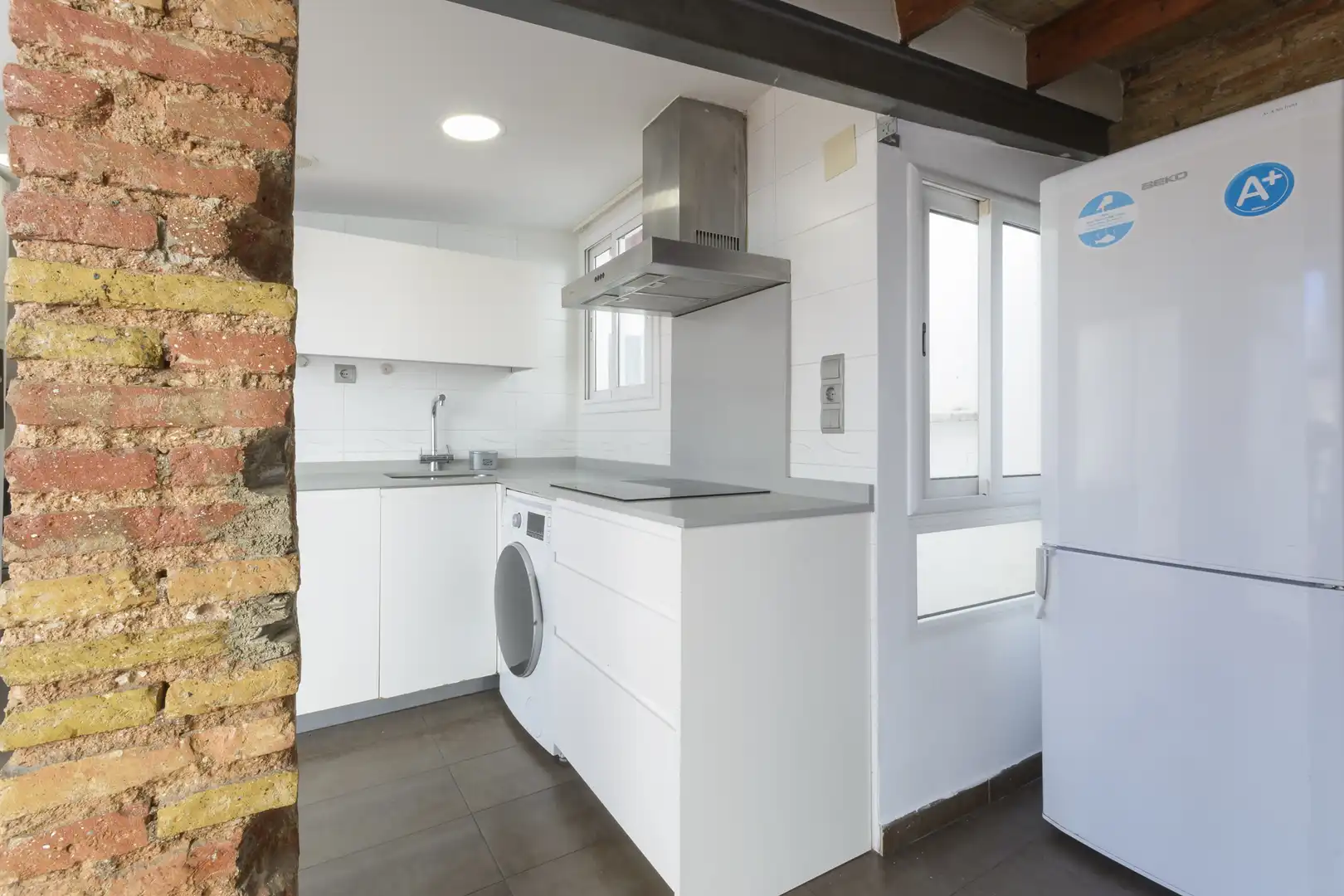 Kitchen of Houses for sale in Gandia  with Air Conditioner, Parquet flooring and Balcony