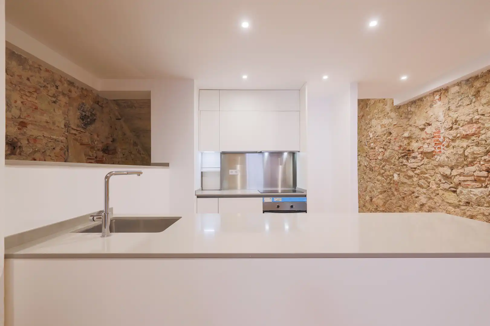 Cocina de Planta baja en venta en Badalona con Aire acondicionado, Calefacción y Parquet