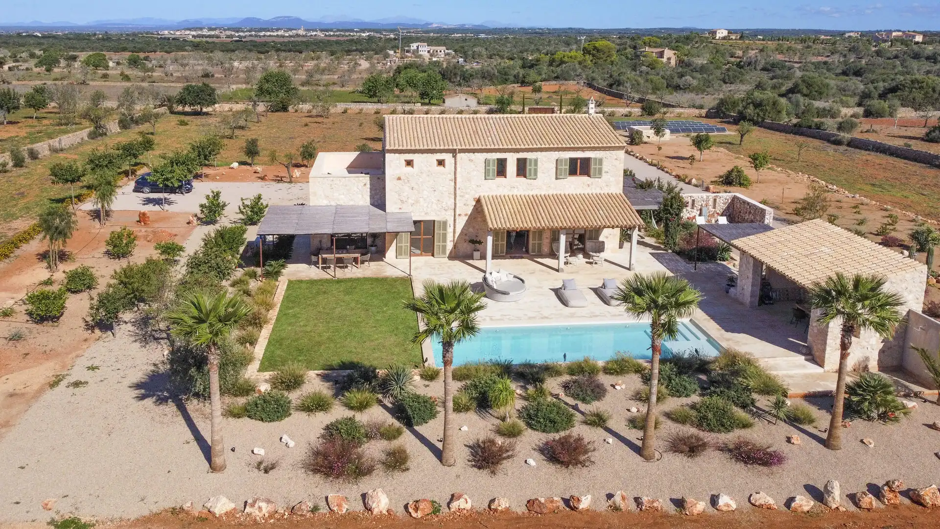 Exterior view of Country homes for sale in Ses Salines  with Air Conditioner, Heating and Terrace