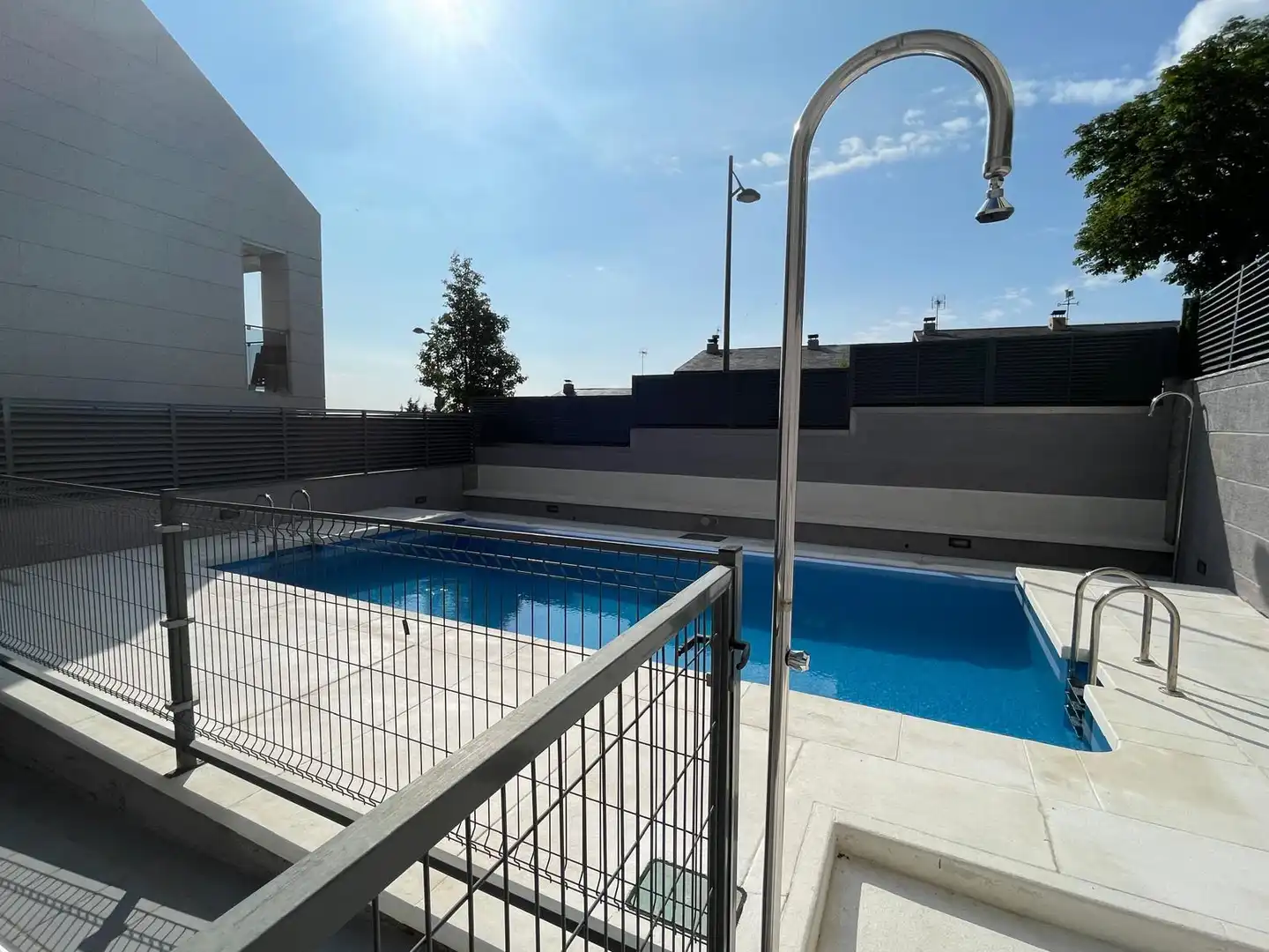 Swimming pool of Flat for sale in San Lorenzo de El Escorial  with Heating, Terrace and Storage room