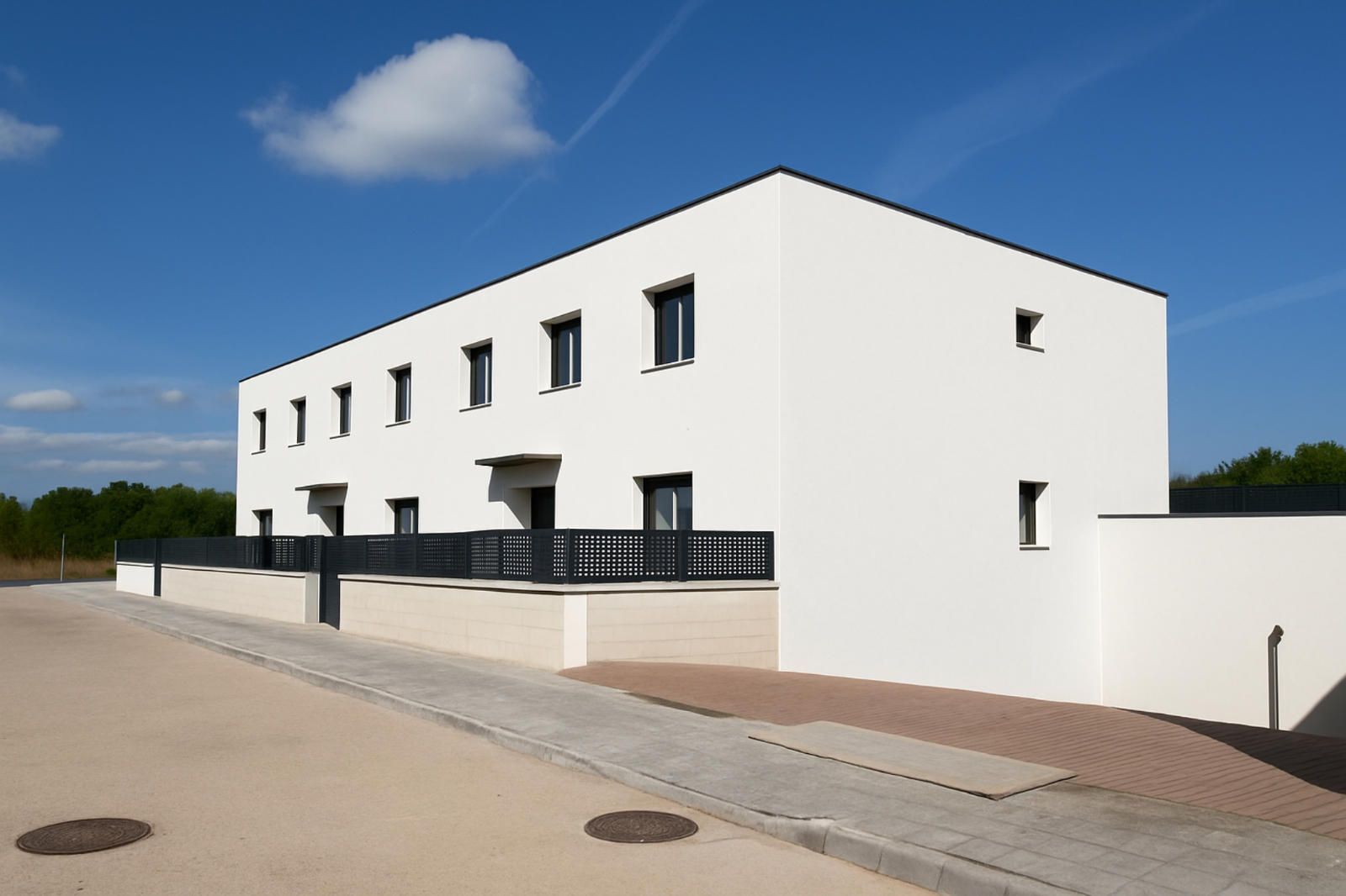 Exterior view of Single-family semi-detached for sale in Santa Coloma de Farners  with Heating, Private garden and Terrace