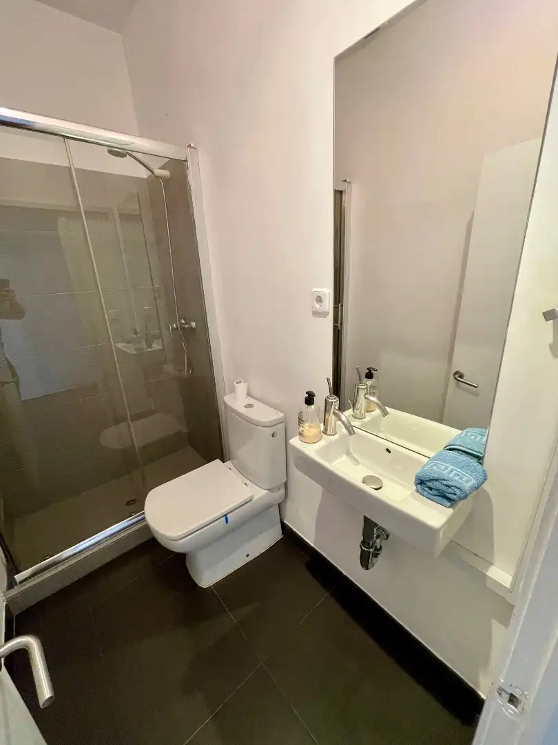 Baño de Piso de alquiler en  Palma de Mallorca con Aire acondicionado, Calefacción y Jardín privado