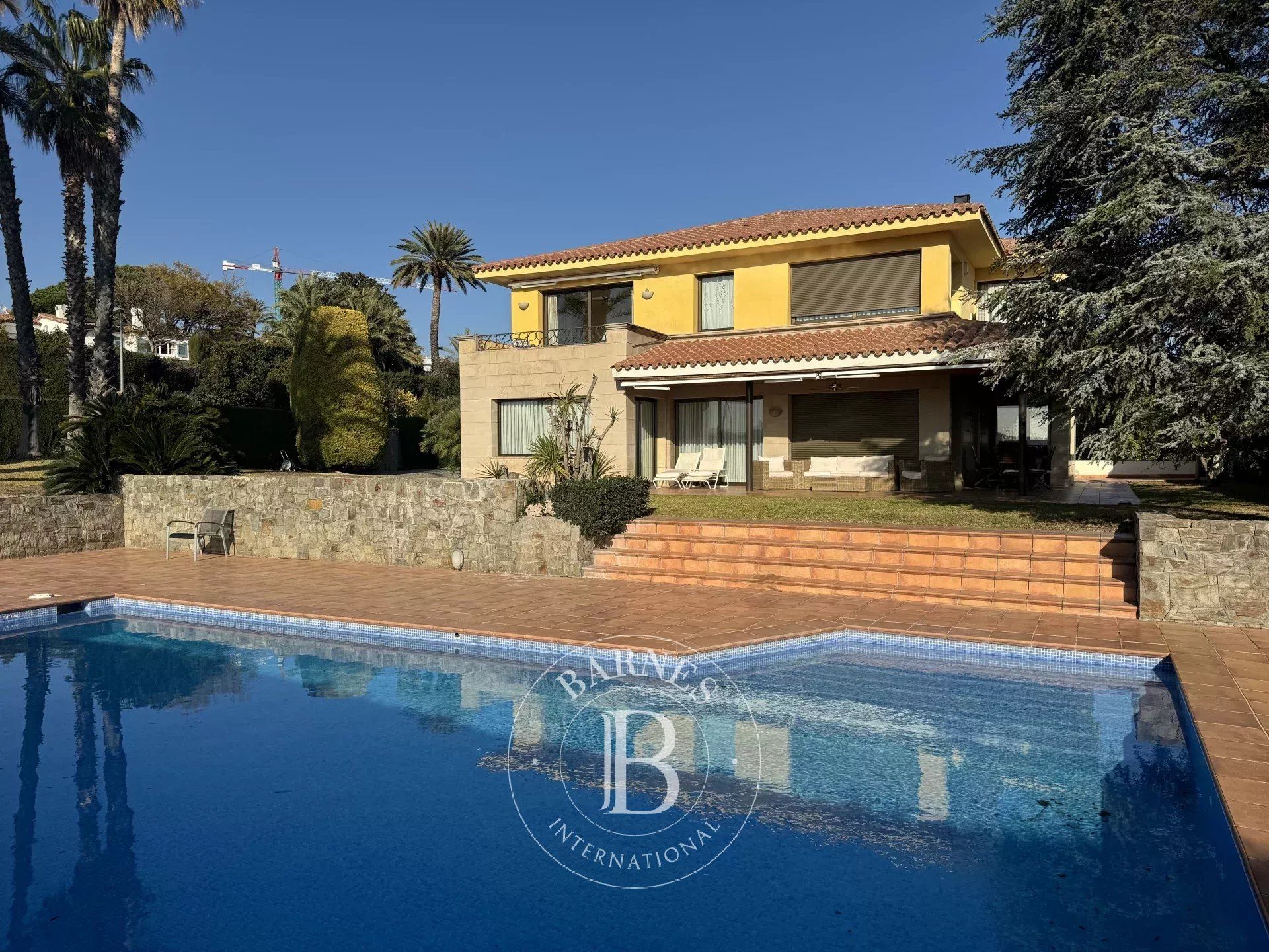 Exterior view of House or chalet for sale in Alella  with Air Conditioner, Heating and Private garden
