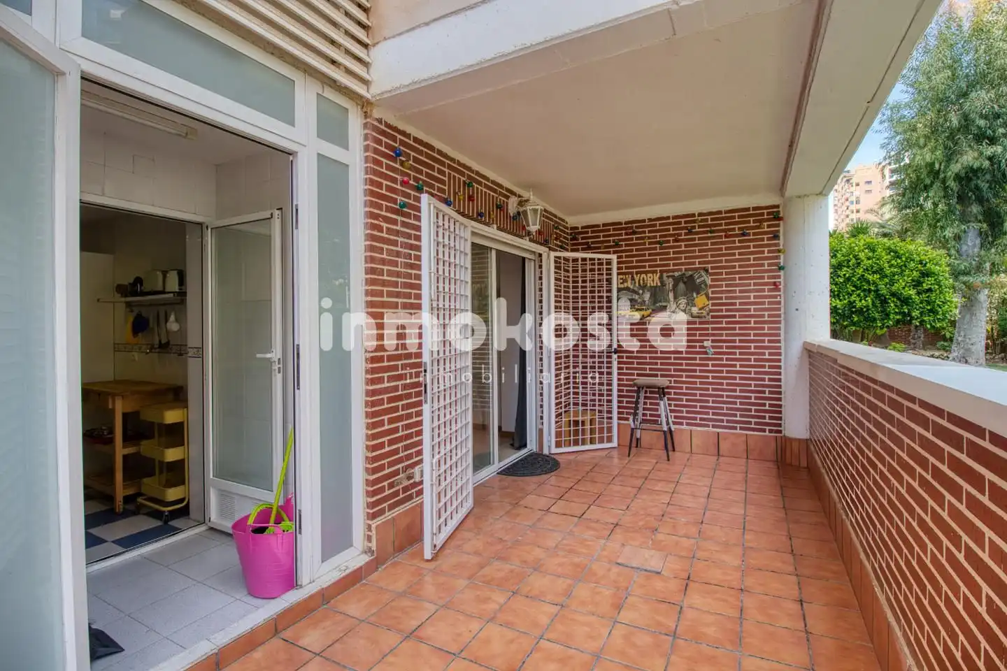 Balcony of Ground floor for sale in Villajoyosa / La Vila Joiosa  with Air Conditioner, Terrace and Community pool