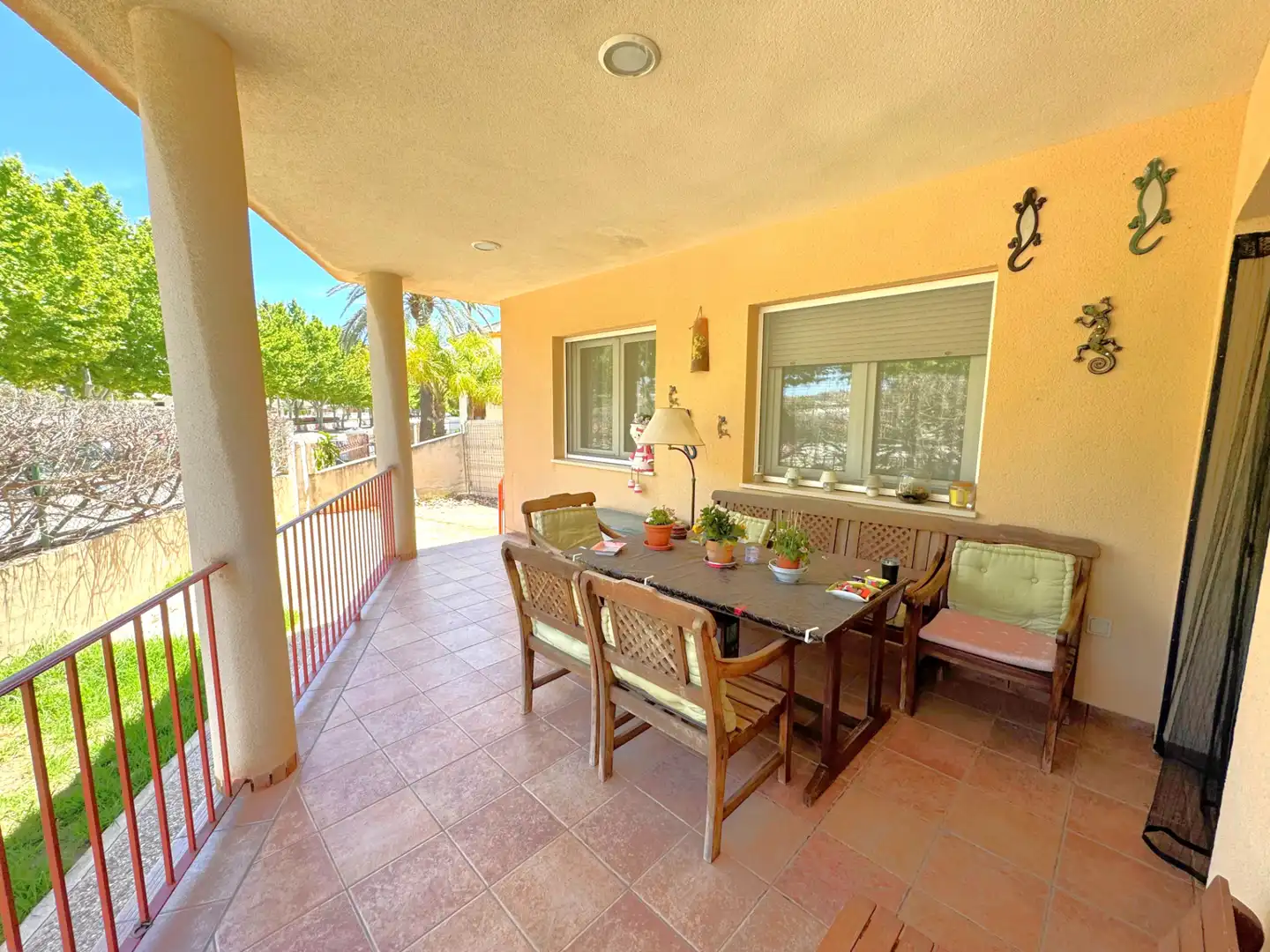 Terrassa de Casa o xalet en venda en San Javier amb Aire condicionat, Jardí privat i Terrassa
