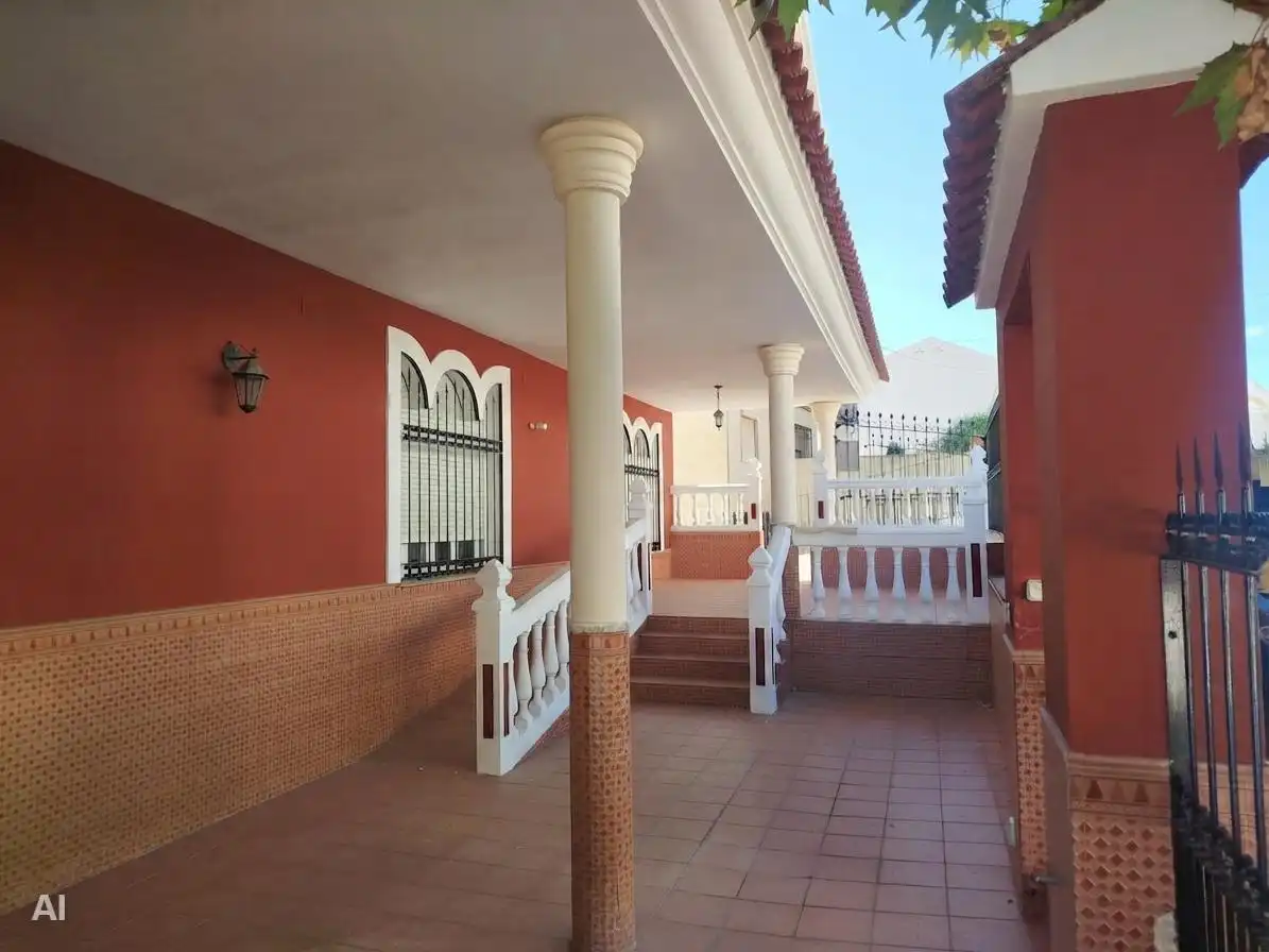 Vista exterior de Casa o xalet en venda en Zahínos amb Jardí privat, Terrassa i Traster
