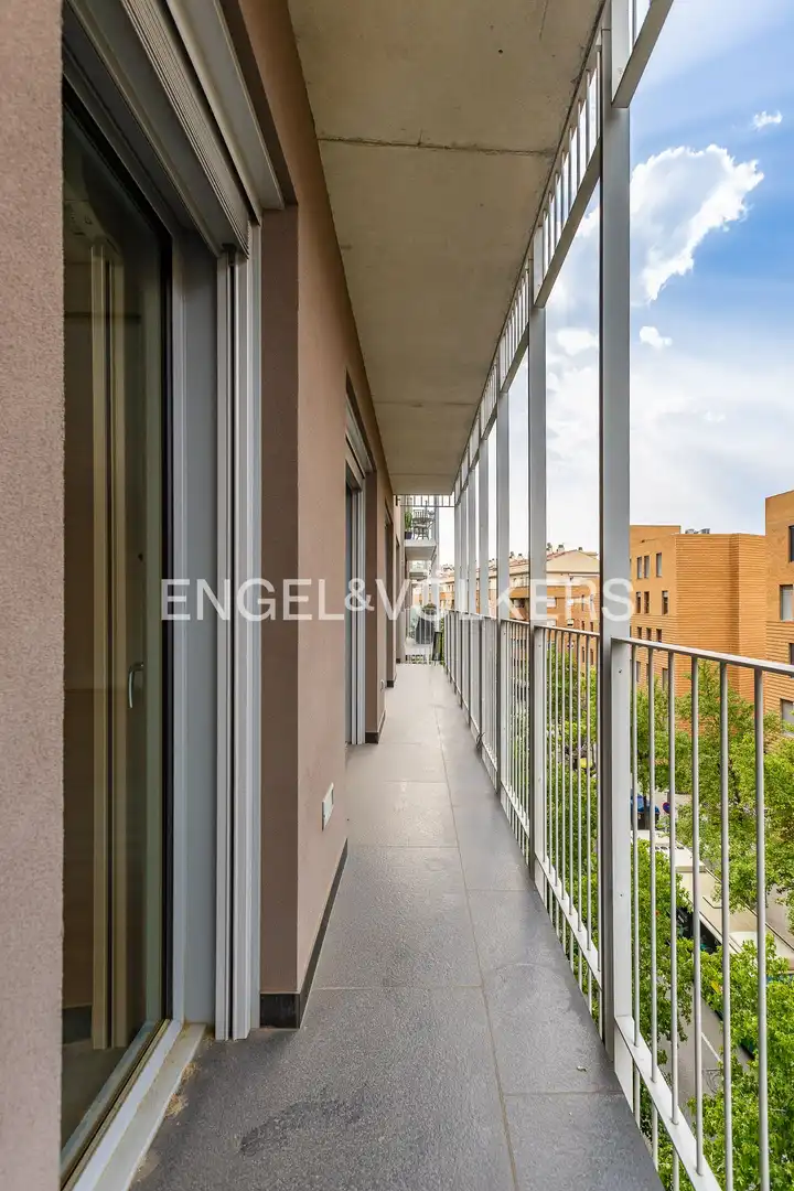 Balcony of Attic for sale in Sabadell  with Air Conditioner, Heating and Parquet flooring