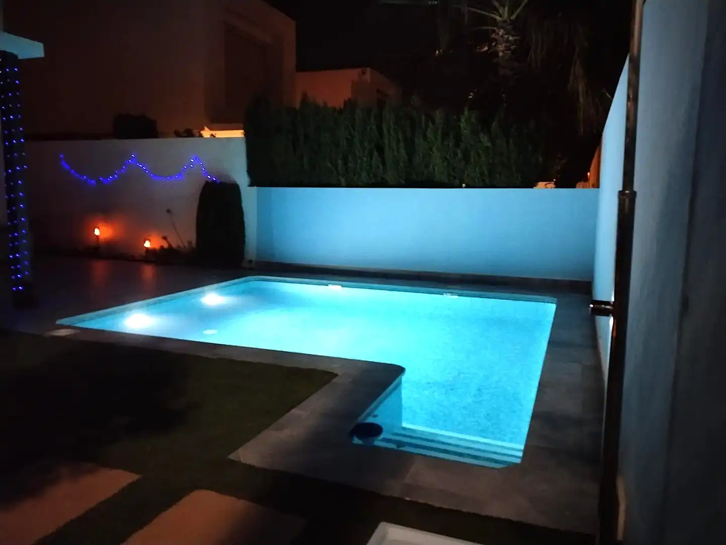 Piscina de Casa o xalet en venda en Cartagena amb Aire condicionat, Jardí privat i Terrassa