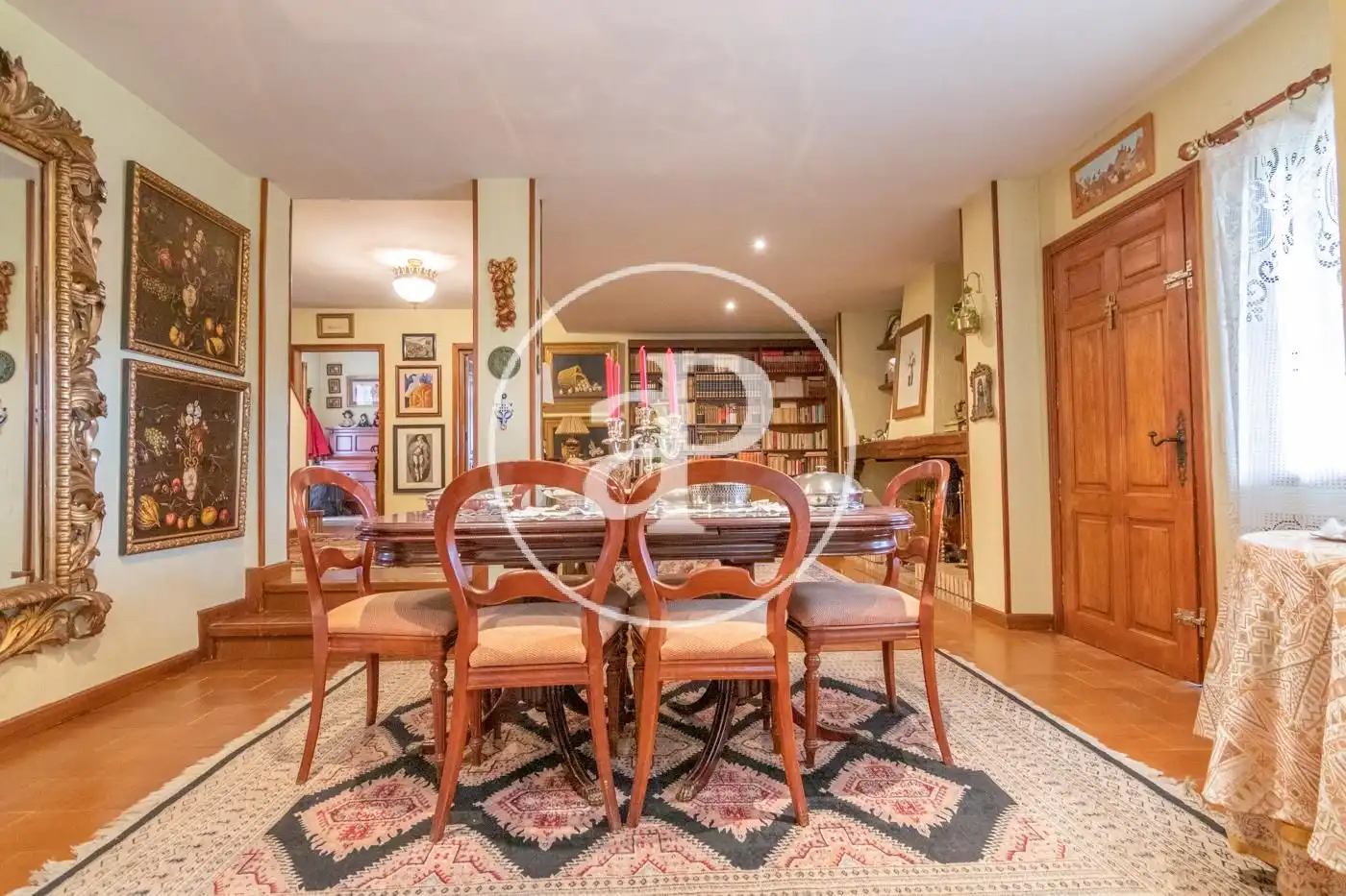 Dining room of Houses for sale in Madrid  with Heating, Private garden and Terrace