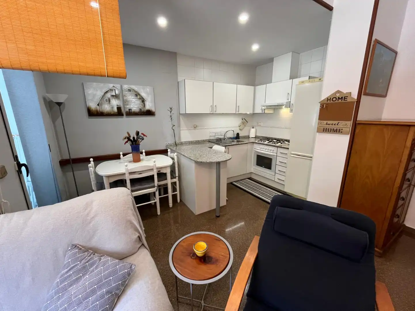 Küche von Wohnung zur Miete in Valencia mit Klimaanlage, Heizung und Möbliert