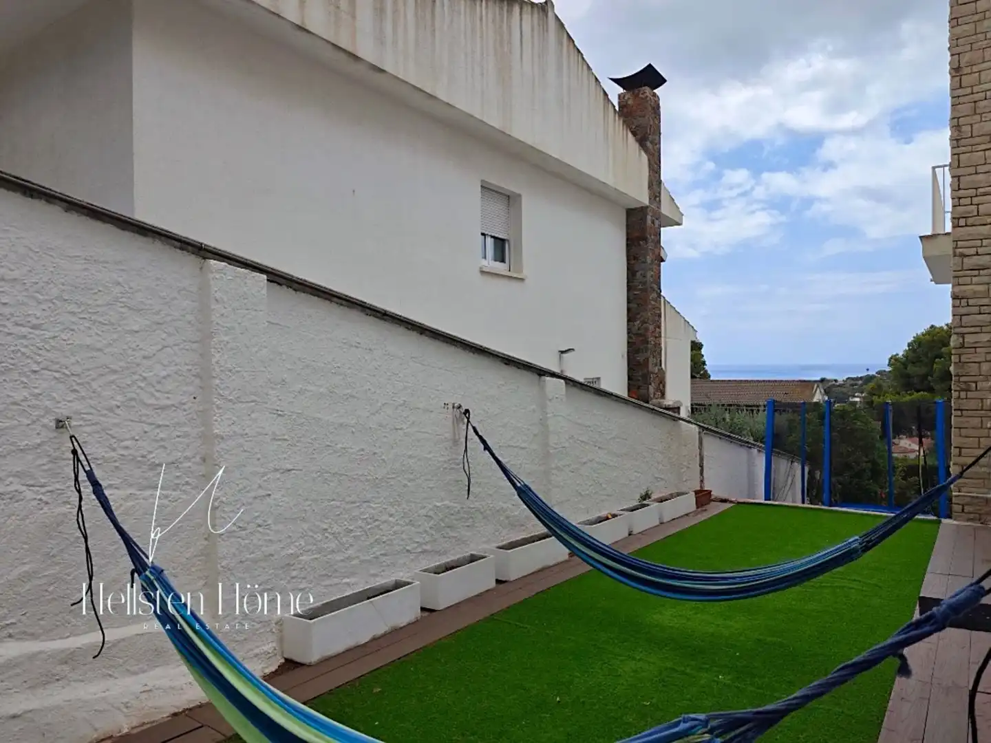 Terrassa de Casa o xalet en venda en Castelldefels amb Aire condicionat, Jardí privat i Terrassa