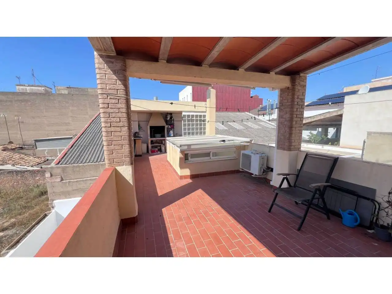 Terrace of Detached homes for sale in Almazora / Almassora  with Air Conditioner, Terrace and Swimming Pool