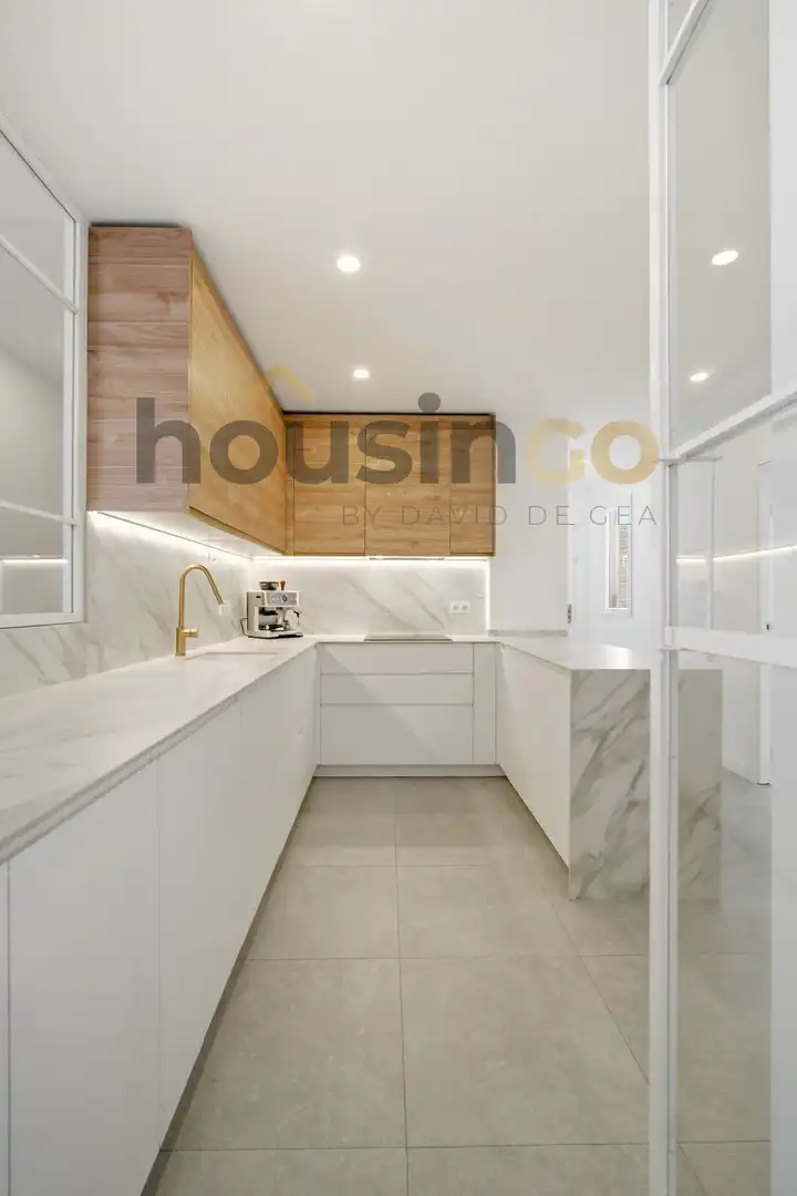 Cocina de Piso de alquiler en Madrid con Aire acondicionado, Calefacción y Parquet