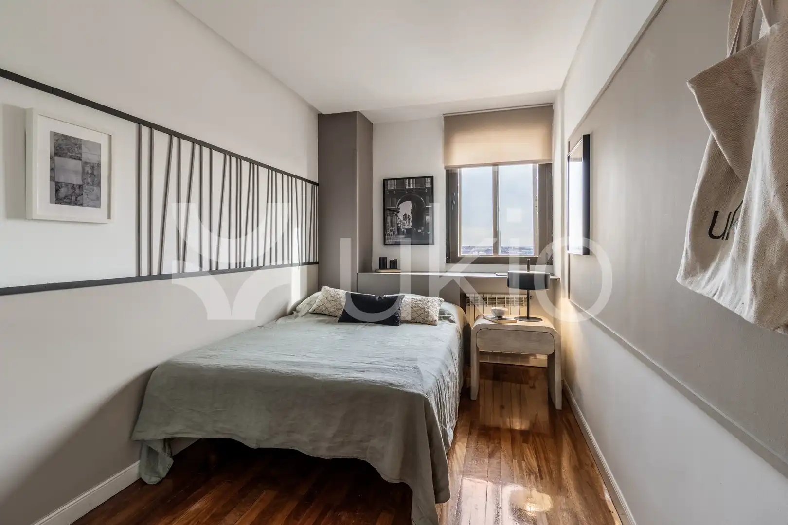 Habitación de Apartamento de alquiler en Madrid con Aire acondicionado, Calefacción y Amueblado