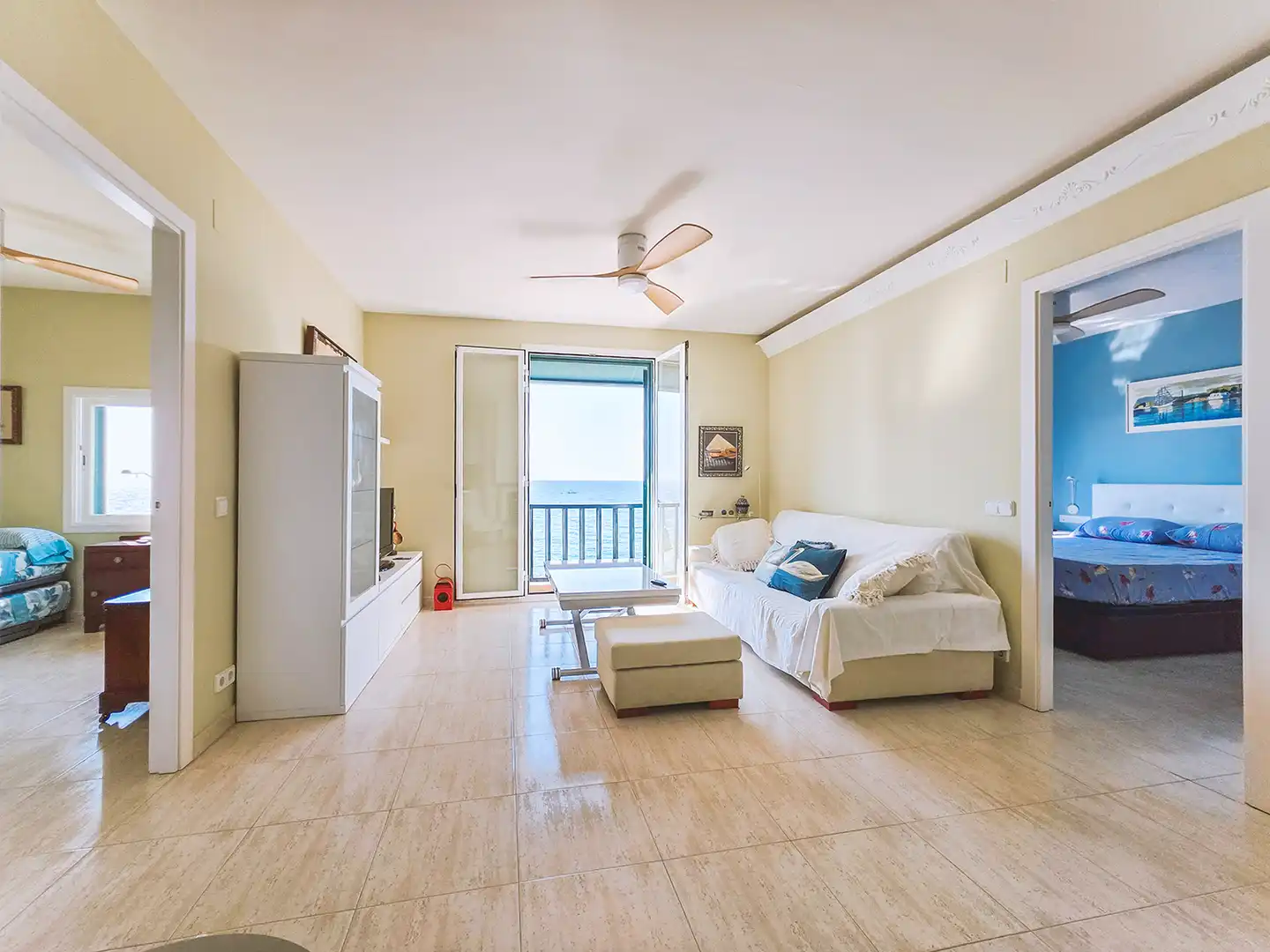 Living room of Flat for rent in Sant Pol de Mar  with Furnished, Oven and Washing machine