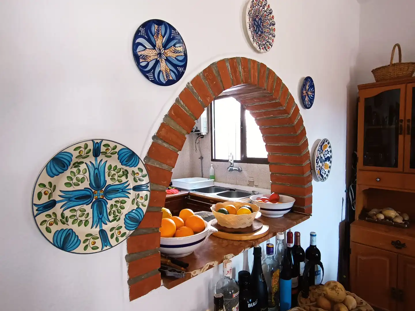 Cocina de Finca rústica en venta en Estepona con Jardín privado, Terraza y Amueblado