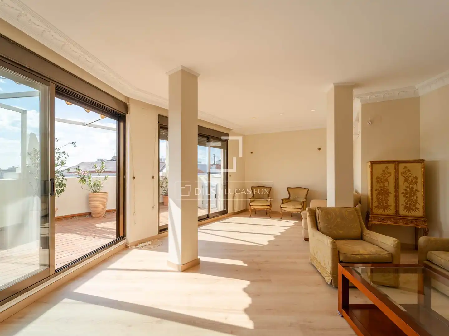 Terrasse von Dachboden zur Miete in Valencia mit Klimaanlage, Heizung und Terrasse